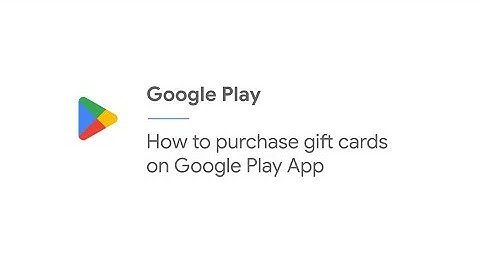 How to purchase gift cards on Google Play App