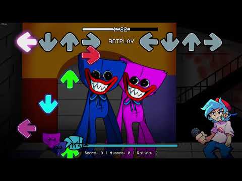 FNF VS Huggy Wuggy but there are 2 huggy&rsquo;s FULL HORROR MOD [HARD]