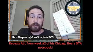 Alex Shapiro, NBCSports Chicago reveals ALL from his Chicago Bears wk 2 OTA notebook on Nomad Live!