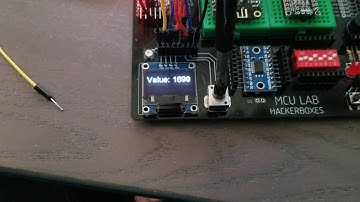 MCU LAB Demo with Potentiometer and OLED Display