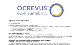 OCREVUS Indications & Important Safety Information