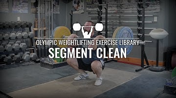 Segment Clean (Pause Clean) | Olympic Weightlifting Exercise Library