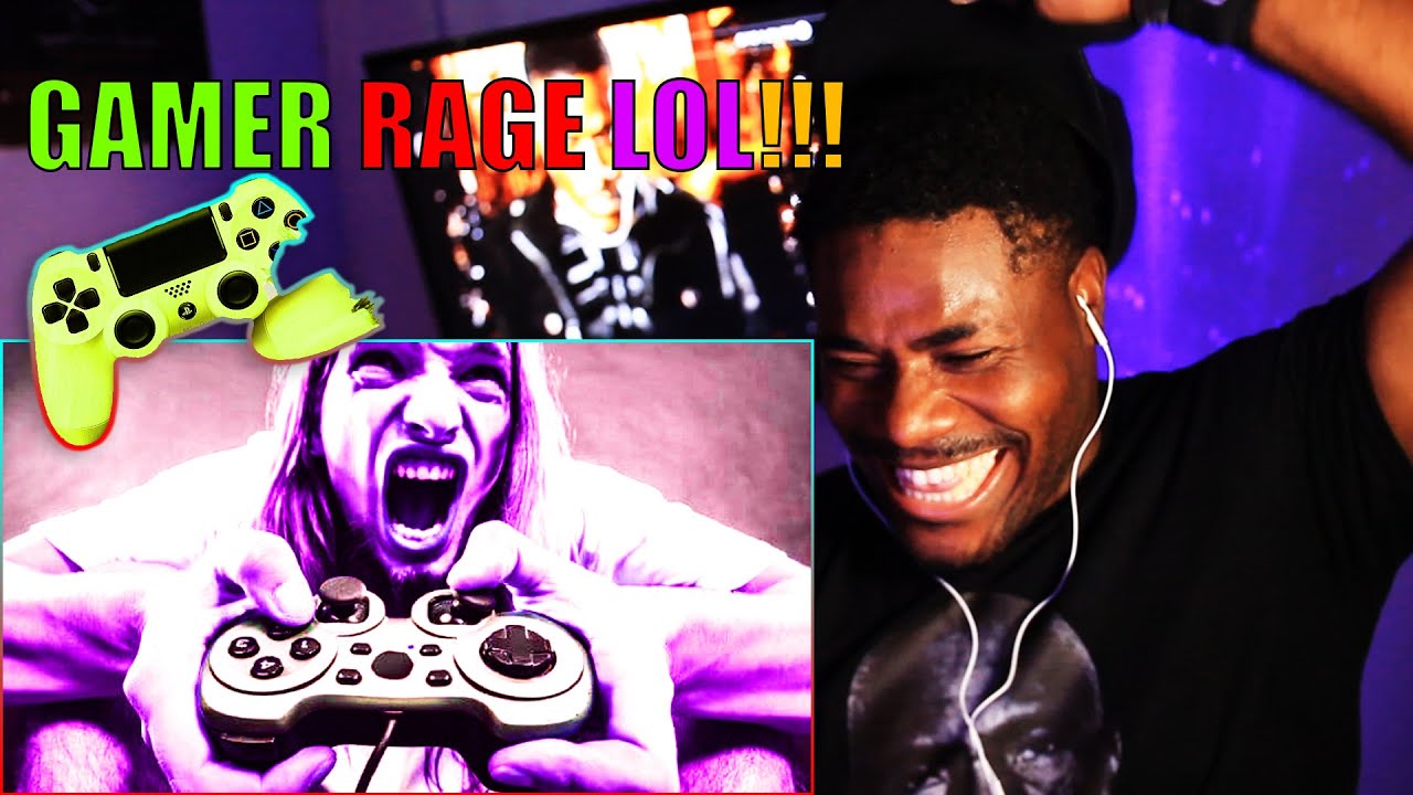 8 MINUTES OF GAMER RAGE #55-REACTION! - YouTube