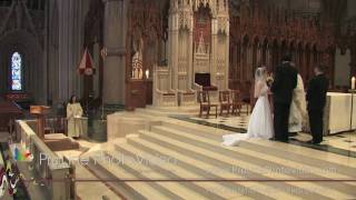 Wedding Ceremony at Basilica of the Sacred Heart Church, Newark NJ (Kelly and John)