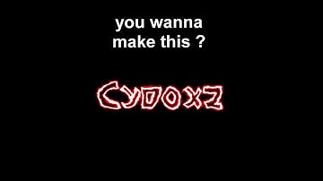 How to make Saber Text in 5 minutes using Sony Vegas