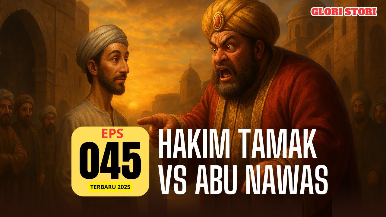 ABU NAWAS VS HAKIM TAMAK‼️🤣 Kisah Lucu Penuh Hikmah Pengantar Tidur 2025 | Glori Stori