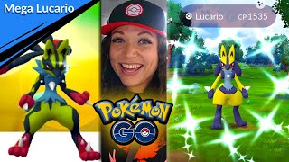 SHINY MEGA LUCARIO RAID DAY POKÉMON GO!