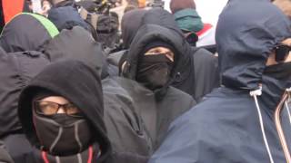 Марш нетунеядцев в Минске 15 марта 2017 г. Анархисты