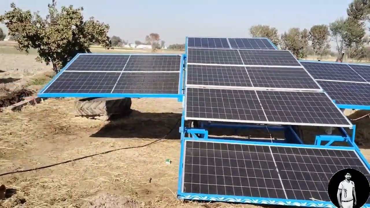 Solar portable trolly new style 10 panels 2024