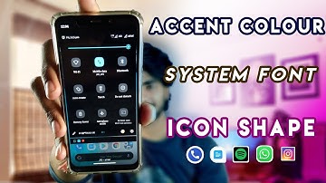 CHANGE ACCENT COLOR | SYSTEM FONT | ICON SHAPE IN ANDROID 10 | Moto One Power 🔥