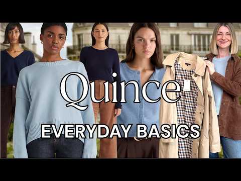 Affordable Fall basics that make building your everyday outfits easy 🍂 Quince Try-On Review