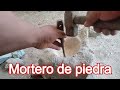 Como hacer un mortero o molcajete en casa ( AGRICULTURA ORGANICA)