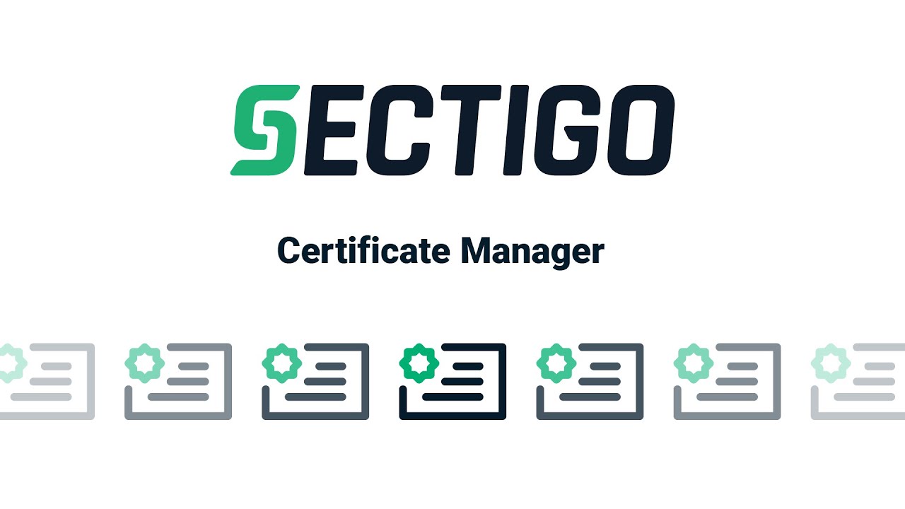 Sectigo SSL. Sectigo (comodo) code signing Certificate. Certificate Manager.