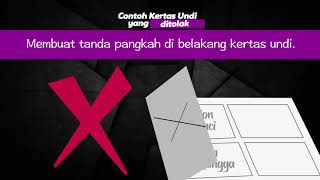 CONTOH KERTAS UNDI YANG DITOLAK