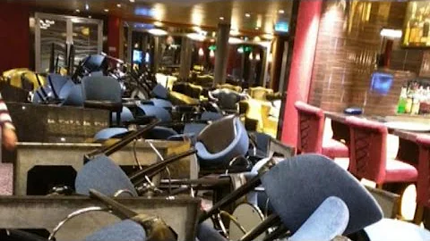 Royal Caribbean cruise ship damaged in "extreme" storm