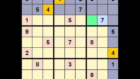 How to Solve The Toronto Star Five Star Sudoku April 24, 2022