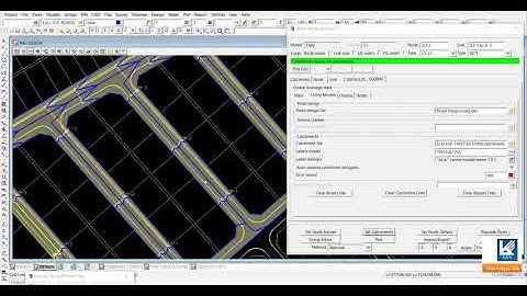 12d Model 42 Kết nối lưu vực thoát nước mặt đường vào hố ga thu nước tự động