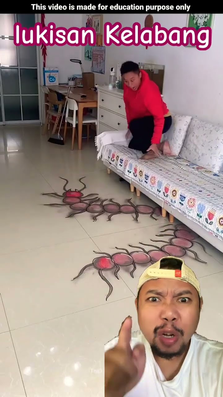 LUKISAN KELABANG DALAM KAMAR!????!!!