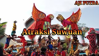 ATRAKSI SUWUAN || BUROK AJI PUTRA || LIVE LUWUNGBATA 2021