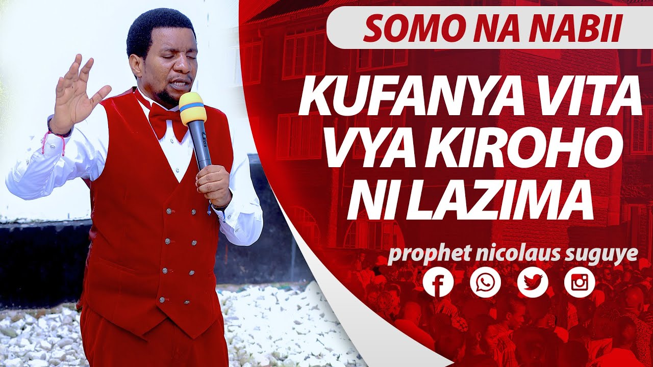 KUFANYA VITA VYA KIROHO NI LAZIMA!