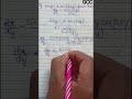 Differentiation | Class 12 | Board Question | #shorts #differentiation #mathematics