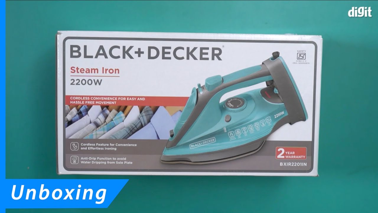 Black & Decker BXIR2202IN 2200 Watt Steam Iron, Model Name/Number