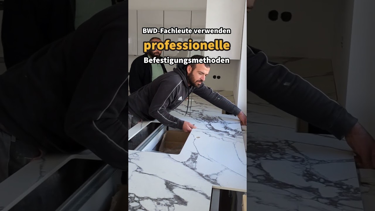 Montage von Keramikarbeitsplatten für Ihre Küche