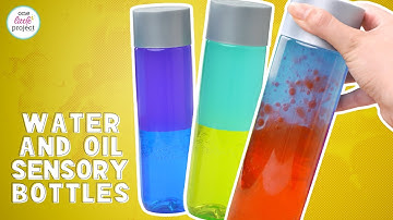 Oil and Water Sensory Bottles