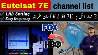Eutelsat 7e 2 Feet dish  per kaise set kare || How to Find Eutelsat 7e on a 2 Feet dish screenshot 5