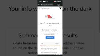 Check DarkWeb Leak data- Google One screenshot 5