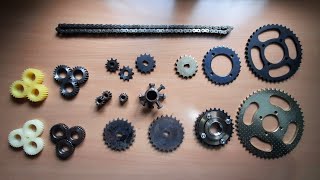 GEARS ⚙ AND SPROCKETS FOR DIY PROJECTS