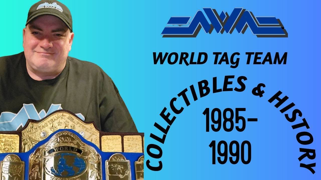 NWA World Tag Team Titles History & Rare Collectibles 1985-1990 | Vintage Wrestling Memorabilia