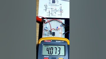 Voltages Multimeter Measured LDR Controlled Non Inverting Comparator Op Amp #measuringtool