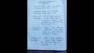 @job interview questions and answer/job interview writing✍️/job interview conversation writing