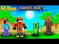 I Survived 50 Days in this Minecraft sever !! 😁