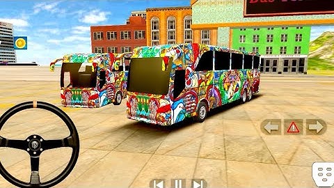 Coach Bus simulator city bus public transportation Bus Driver Android Gameplay #1