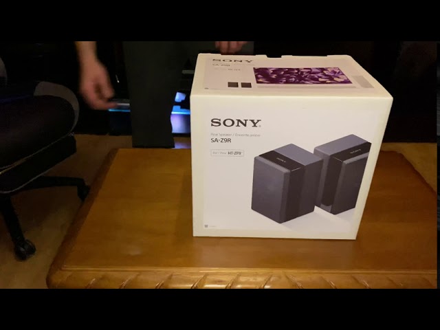 Soundbar Sony HT-ZF9 + SA-Z9R распаковка.