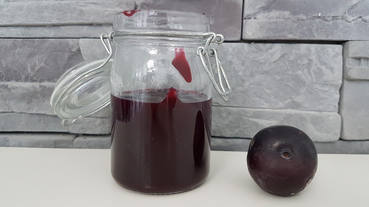 REZEPT : Pflaumenmarmelade | Marmelade selber machen mit nur 2 Zutaten ...