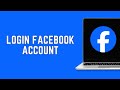 How to login facebook account 2024  facebookcom login page sign in on web browser