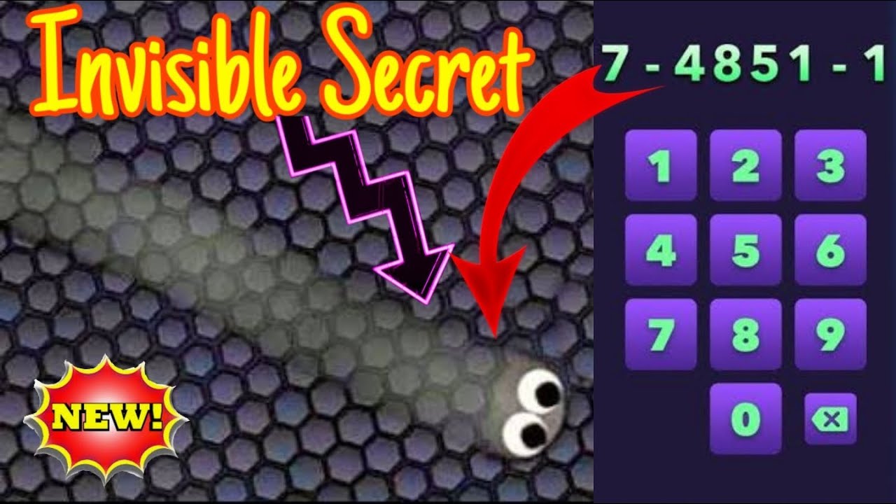 What Is The Code For Slither Io Invisible Skin