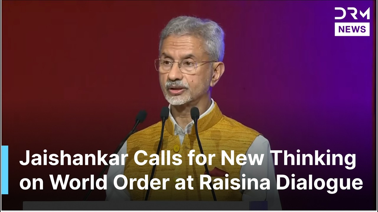 FULL SPEECH: India’s FM S. Jaishankar Warns Global Conflicts Could Spiral at Raisina Dialogue | AC1G