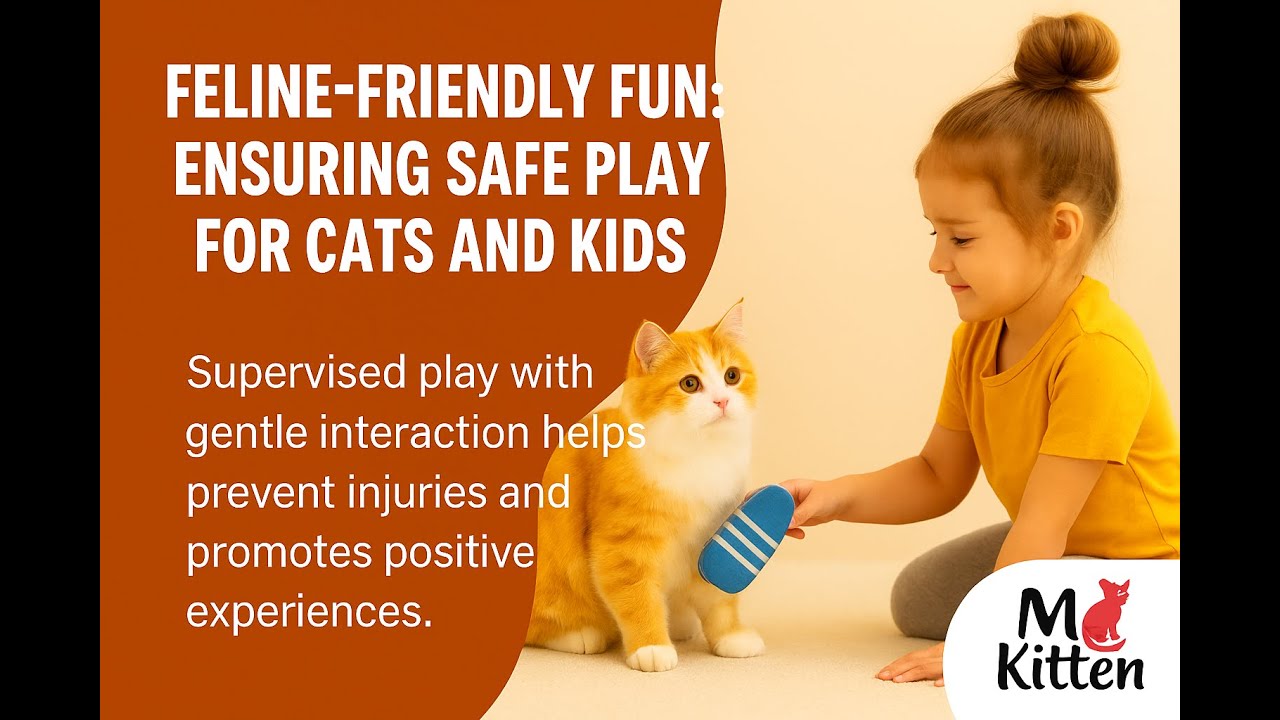 Feline-Friendly Fun: Ensuring Safe Play for Cats and Kids :Mykitten