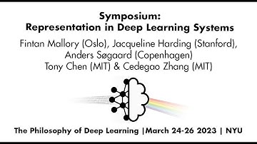 Symposium: Representation in Deep Learning Systems | The Philosophy of Deep Learning