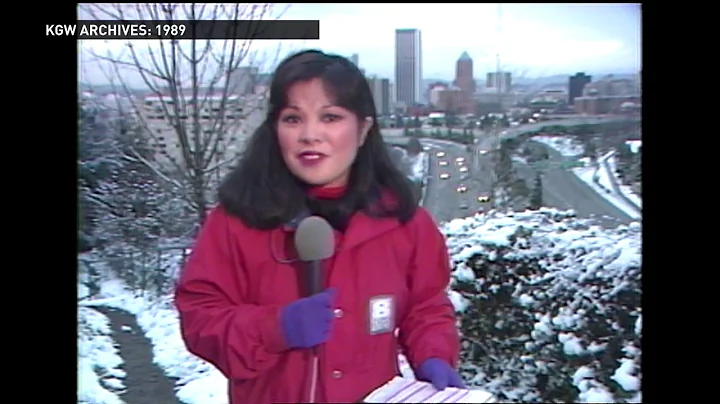 Archive 1989: KGW storm coverage with Tracy Barry