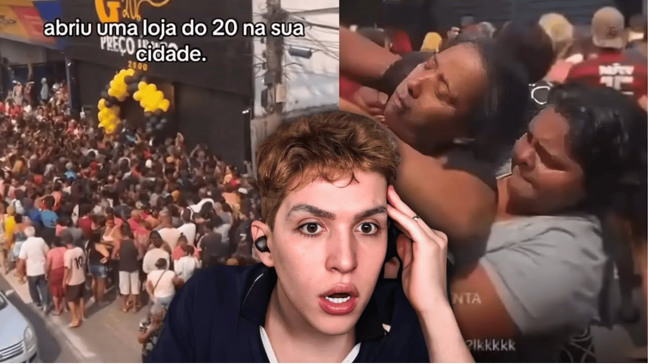 Tumulto na loja que TUDO É 20 REAIS