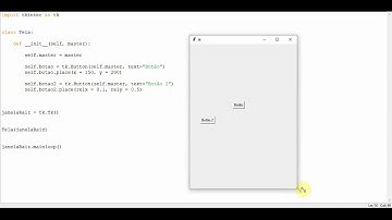 Interfaces gráficas com Python 11 - Método Place de posicionamento
