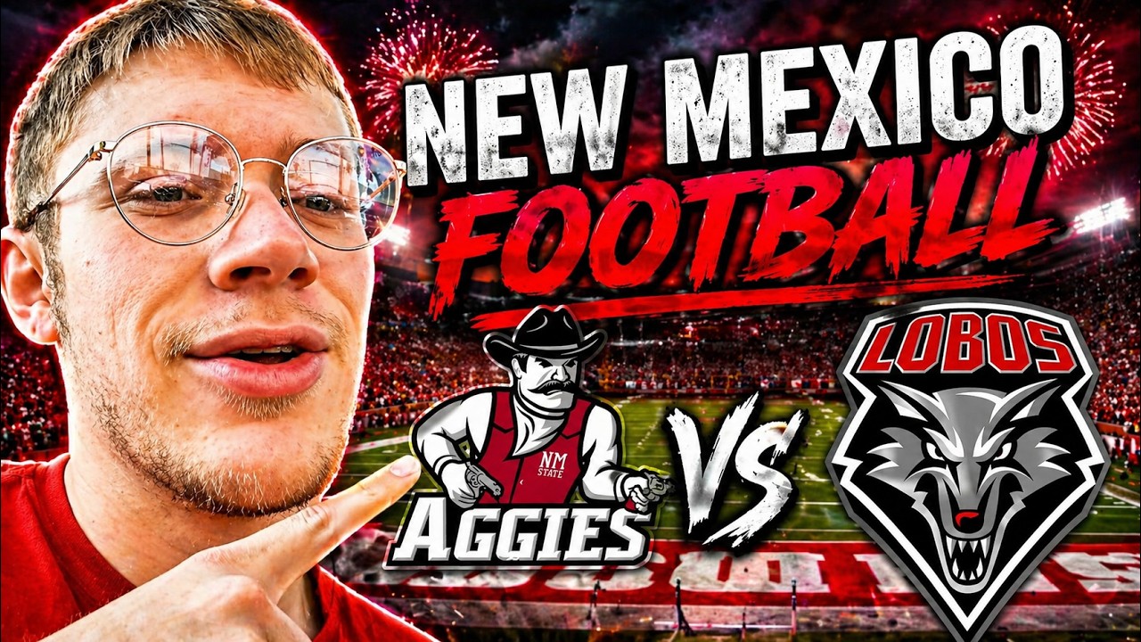 YouTube thumbnail for UNM vs NMSU Football Death Match FEAT IShowSpeed