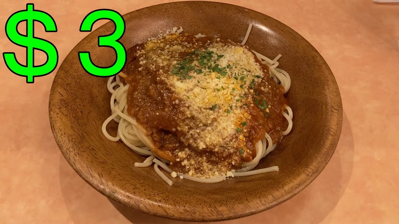 $3 Spaghetti at SAIZERIYA in Shinjuku Tokyo