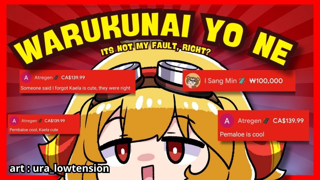 Imagine sending a RED SUPERCHAT only to be gaslighted by KAELA, again and again 🤣