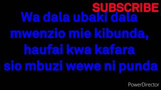 ZUCHU FT. KHADIJA KOPA - MAUZAUZA ( VIDEO LYRICS)